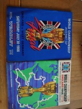 1966 World Cup Final Programmes with autograph of Geoff Hurst