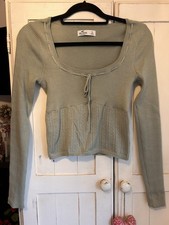Hollister Sage Green Jumper