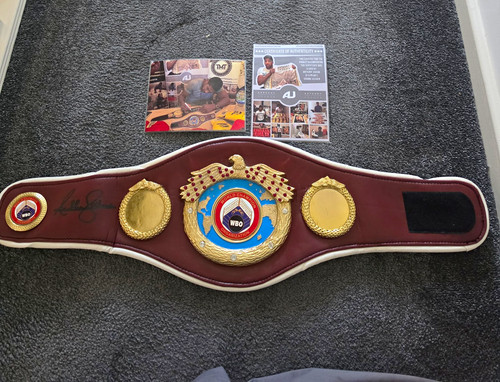 Anthony joshua signed mini - mini, wbo