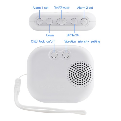 Vibrating alarm clock - vibrating,