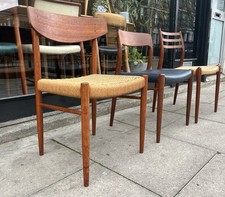 A Single Danish teak & Paper
