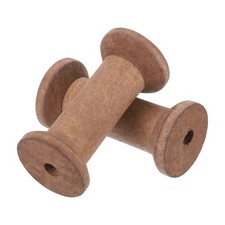2Pcs Wooden Spools of Crafts
