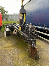 used Pronar T285 tandem axle hooklift trailer with hydraulic rear steer