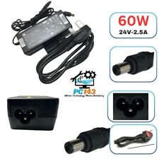 GENIUNE ZEBRA LABEL PRINTER CHARGER 24V 2.5A, 60W WITH POWER LEAD