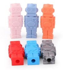 ROBOT Chewable Pencil Toppers