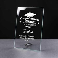 Personalised Congratulations On Your GRADUATION Gift Glass Plaque GP33