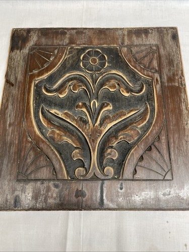 Carved panel pediment - panel,