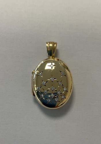 9ct yellow gold - 9ct, oval