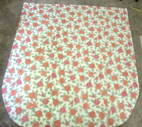 Vintage rose bedspread - bedspread, full