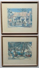 Pair of Jill Walker singed and