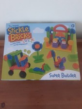 BOXED STICKLE BRICKS AGE 1½ + SUPER BUILDER SET