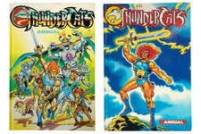 Thundercats Annual Books 1986 and 1989 Marvel Vintage Comics
