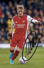 MARTIN ODEGAARD HAND SIGNED