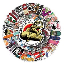 50 pcs sticker set skateboard