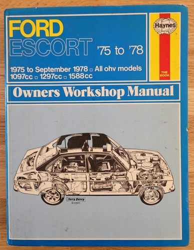 Ford escort 1975 sept 1978 - sept,
