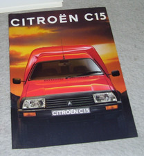 CITROEN C15 CHAMP VAN SALES BROCHURE August 1992 Pub K4316 Petrol & Diesel