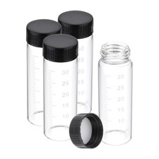 4pcs 30ml Small Clear Glass