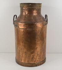 Antique Copper Milk Can Jug
