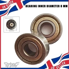 2X For MICRO MAXI SCOOTER Replacement Rear Wheel Transparent Including Bearings/