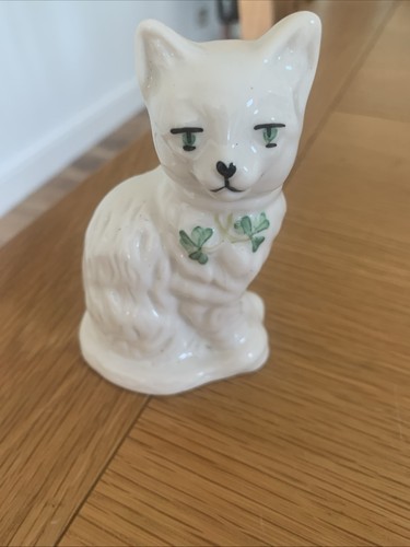 Belleek cat inch porcelain - belleek, 4