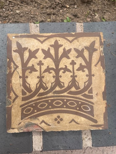 Minton encaustic church tile - minton,