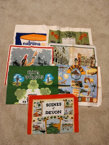 Bundle x vintage linen - of,