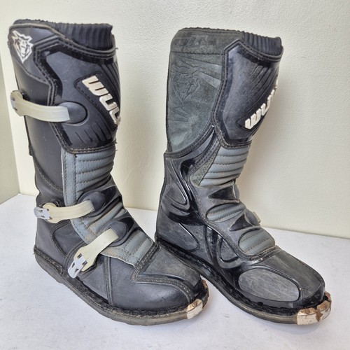 Wulf motocross boots - boots,