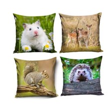 Wild Animals Cushion Cover or
