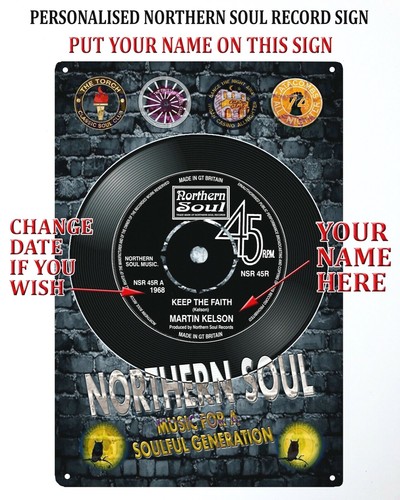 Personalised northern soul - northern,