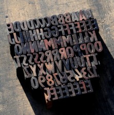 A-Z + 0-9 alphabet 18 mm