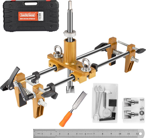 Door lock installation kit - installation,