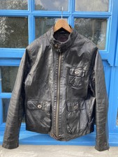 Mulberry black Mens leather jacket size 42UK