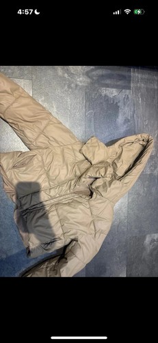 Zara brown puffer coat - coat, women