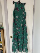 Debut Size 14 Formal Maxi Dress. Bright Emerald Green