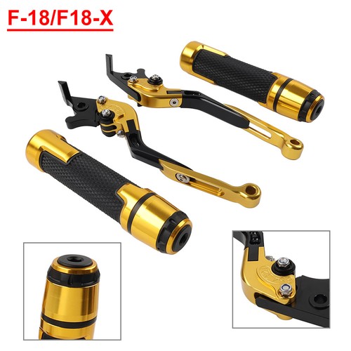 Gold brake clutch levers - gold,