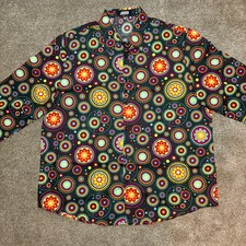 JOGAL Mens Regular Fit Floral Dress Shirt Long Sleeve Printed Button Down Shirts