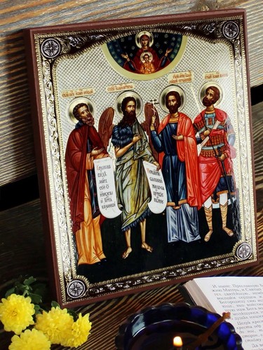 Four saints named john - named, icon