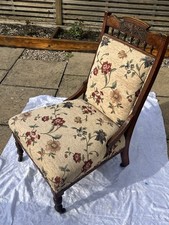Victorian Low Accent Chair -