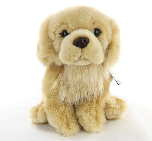 Golden retriever plush soft - golden,
