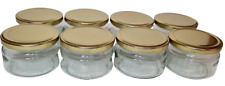 Glass Jar 250ml with Gold Lid