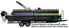 Rainbow Triangle Lines Black