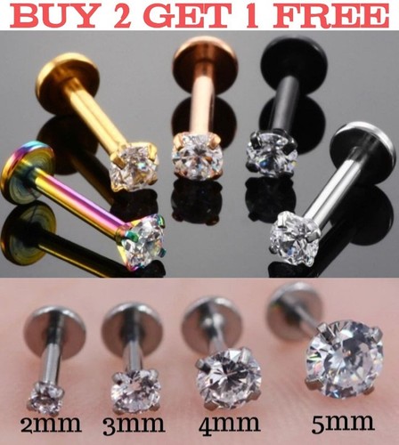 Labret monroe tragus - tragus, bar