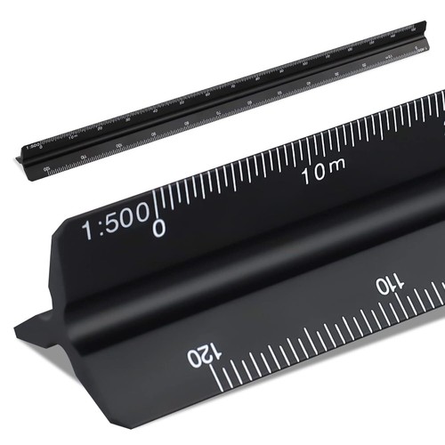 Scale ruler 30cm triangular - scale,