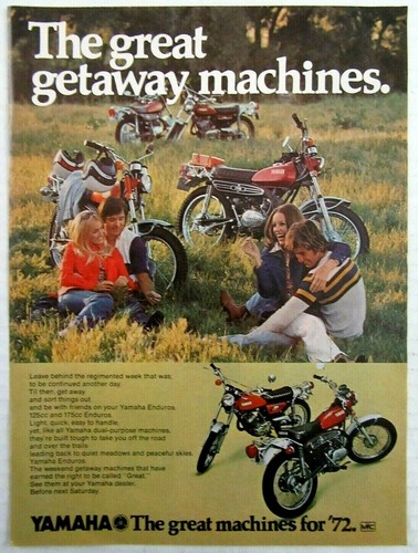 1972 yamaha 125cc 175cc - 125cc, &