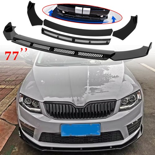 Gloss black front bumper - gloss,