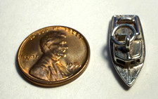 Vintage Speed Boat  Sterling Silver Charm