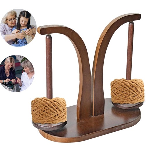 Wooden yarn holder wool - wooden,