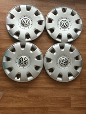 VW golf tauran caddy  wheel trims hub caps wheel covers,  15", 4x full set