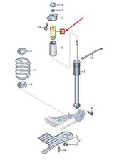 AUDI A1 GB Rear Shock Absorber