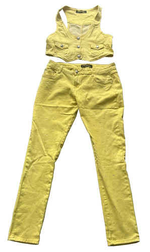 Royalty yellow cotton - cotton, jeans